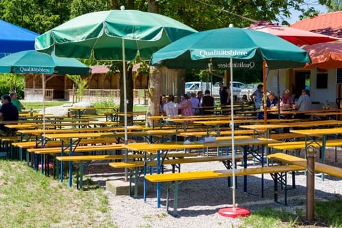 Sonnenschirme Bierbank Biertisch Verleih